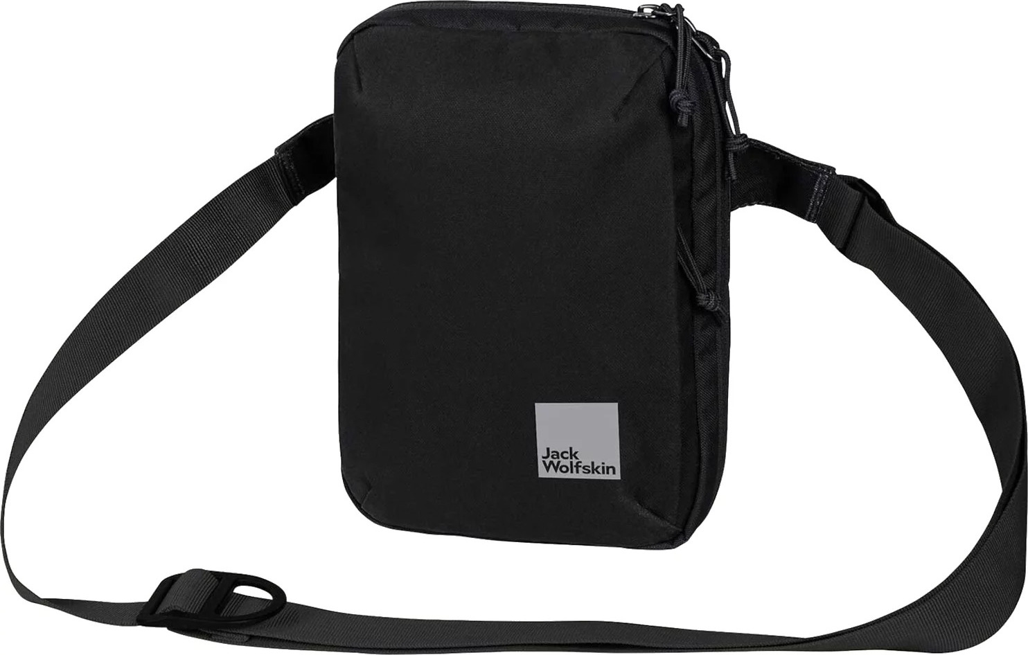 Čierna malá taška cez rameno Jack Wolfskin Konya Organizer 8007811-6000 Veľkosť: ONE SIZE