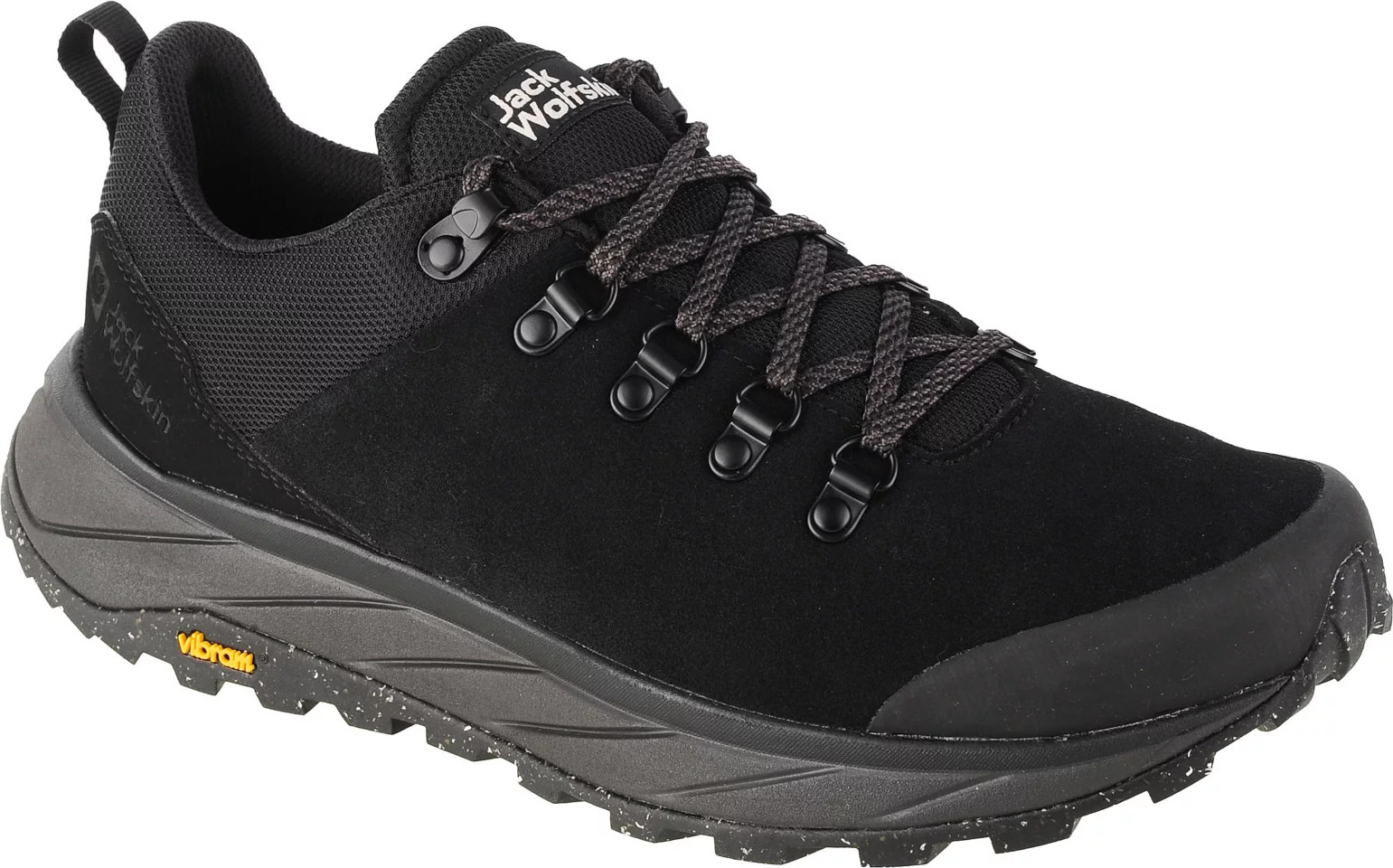 Čierne turistické topánky Jack Wolfskin Terraventure Urban Low M 4055381-6000 Veľkosť: 45