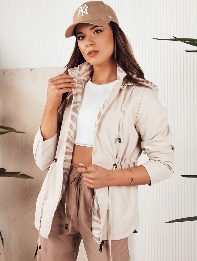 Béžová obojstranná parka CORMIS TY4268 Veľkosť: L