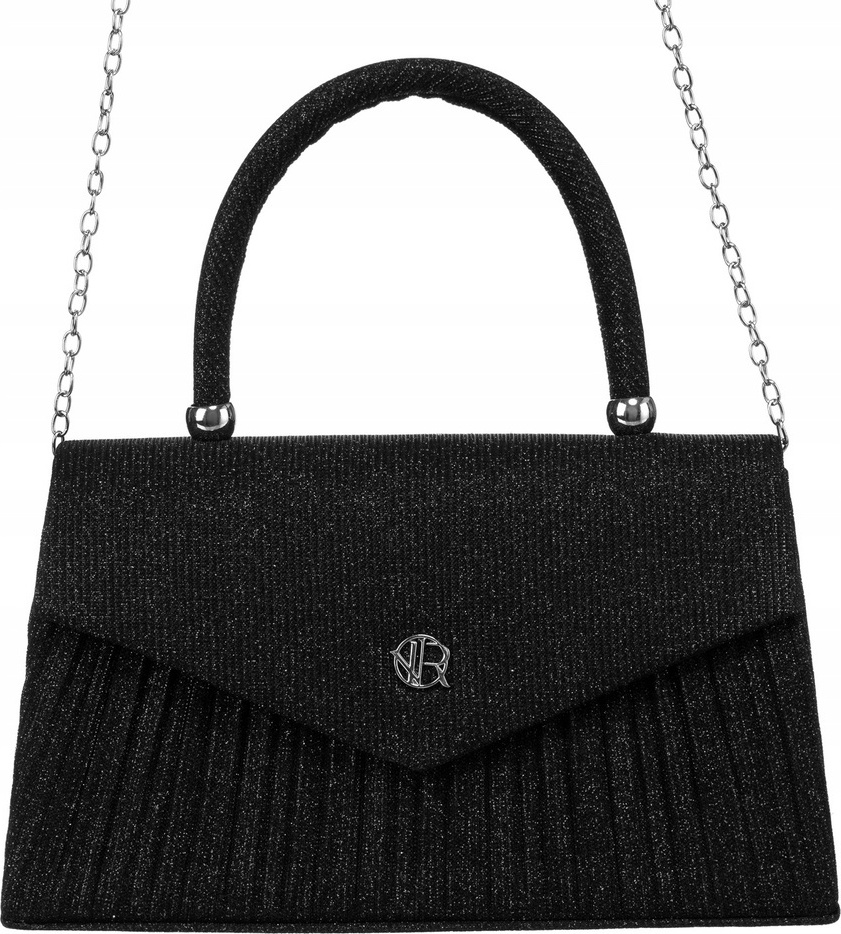 Rovicky čierna elegantná kabelka s retiazkou R-XS003 Veľkosť: ONE SIZE