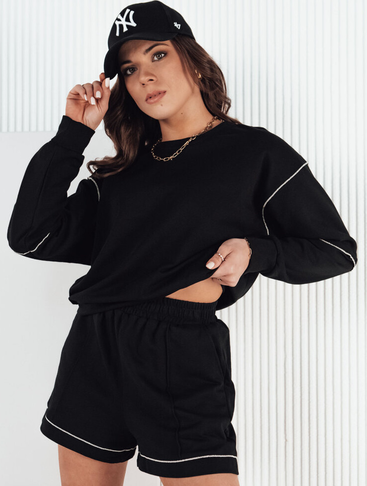 Čierna krátka súprava PULGAR AY1010 Veľkosť: ONE SIZE