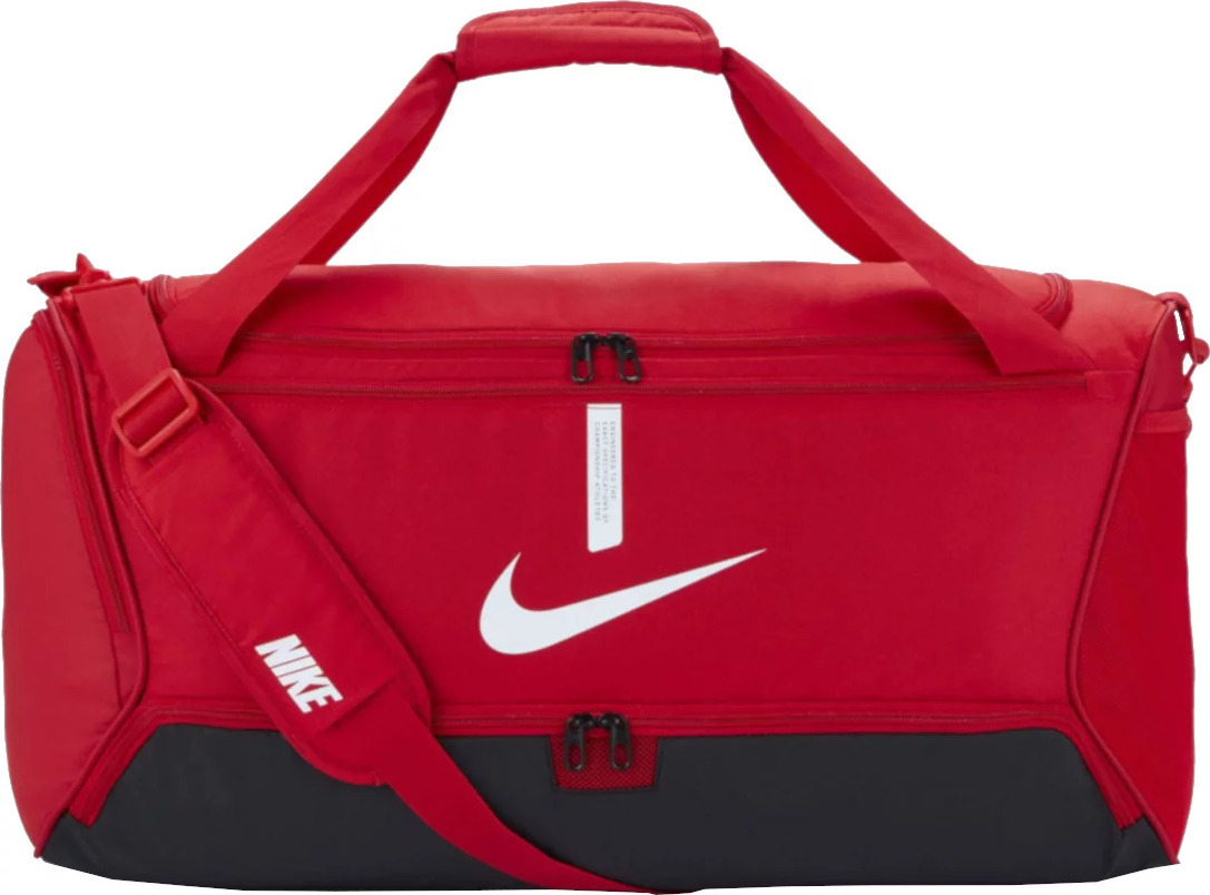 Červená športová taška Nike Academy Team M CU8090-657 Veľkosť: ONE SIZE