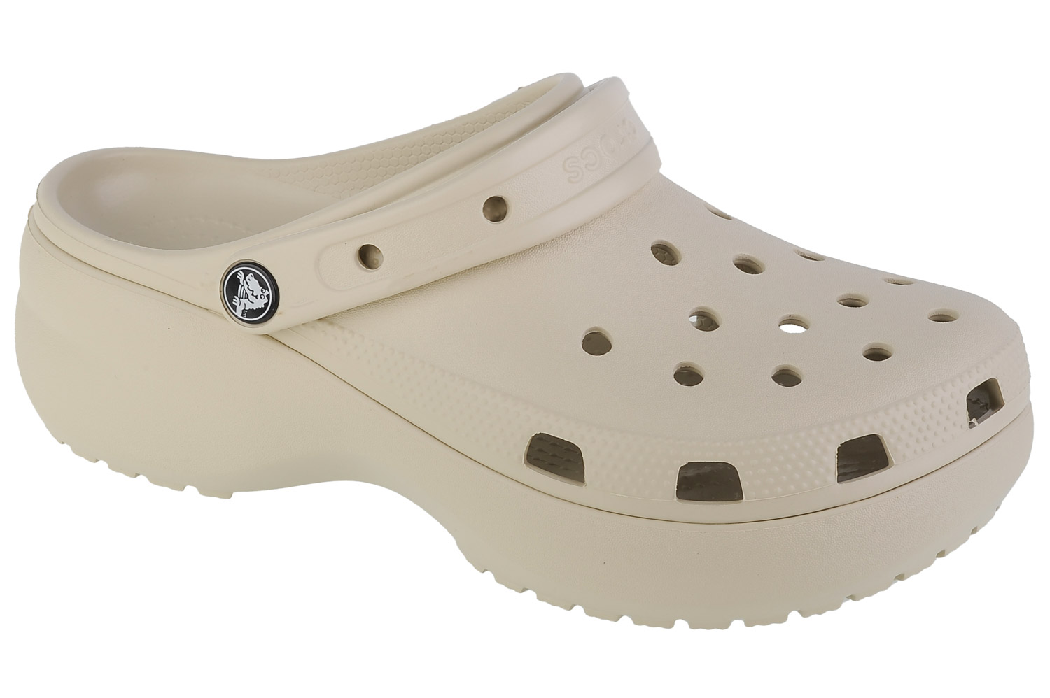 BÉŽOVÉ DÁMSKE NAZUVÁKY CROCS CLASSIC PLATFORM CLOG 206750-2Y2 Veľkosť: 37/38