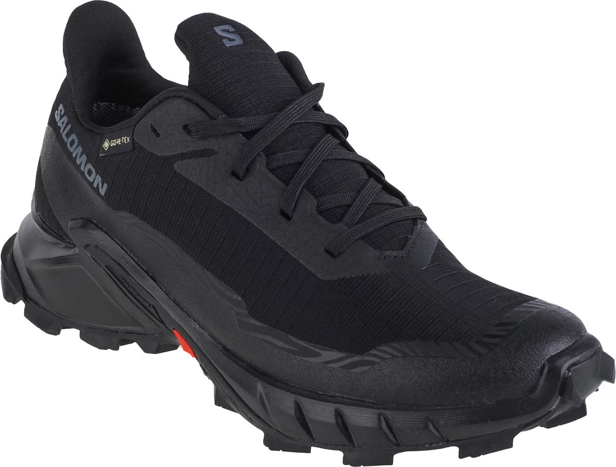 Čierne dámske bežecké topánky Salomon Alphacross 5 GTX 473109 Veľkosť: 38