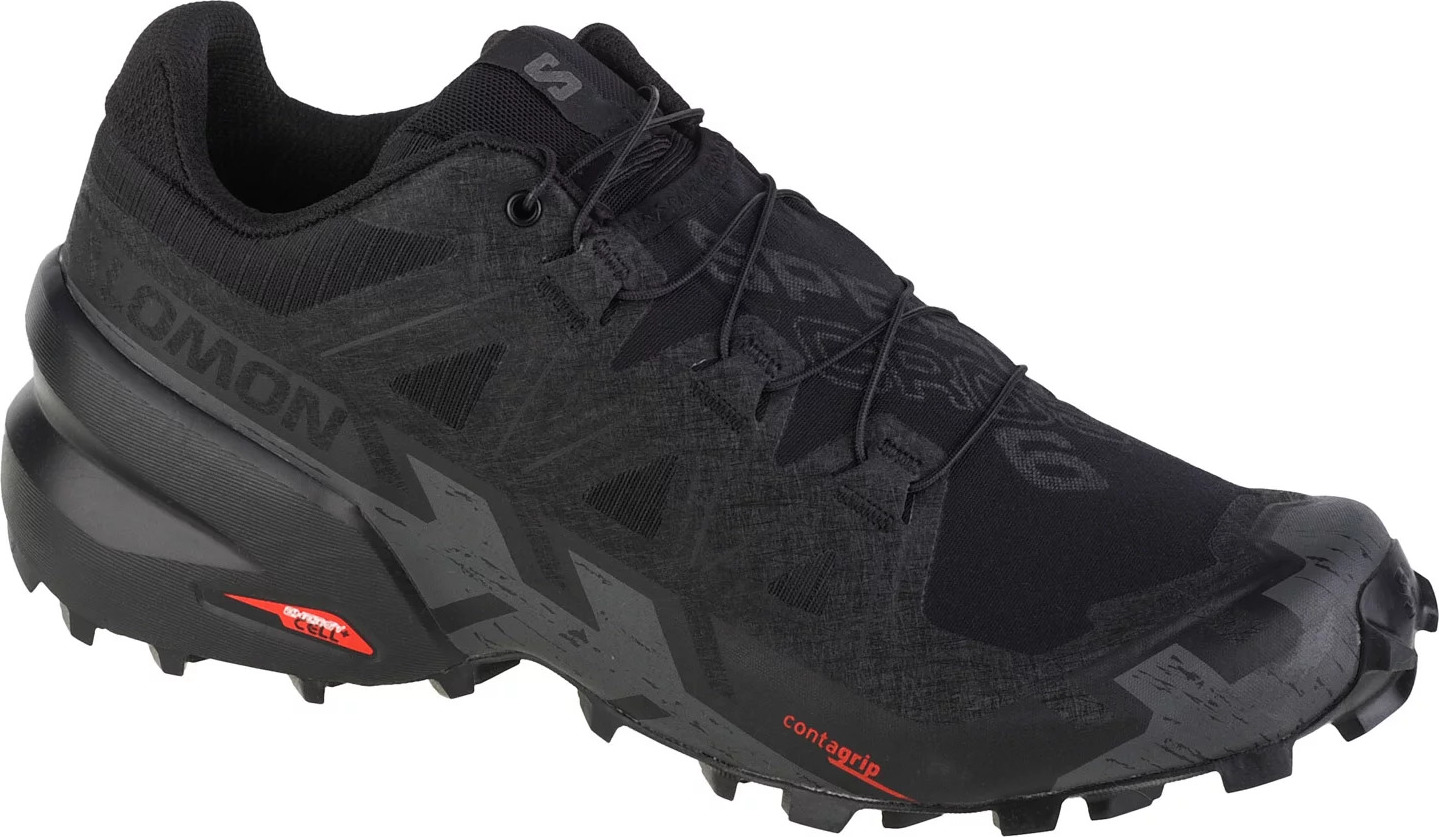 Celočierne dámske bežecké topánky na trail Salomon Speedcross 6 W 417428 Veľkosť: 38 2/3