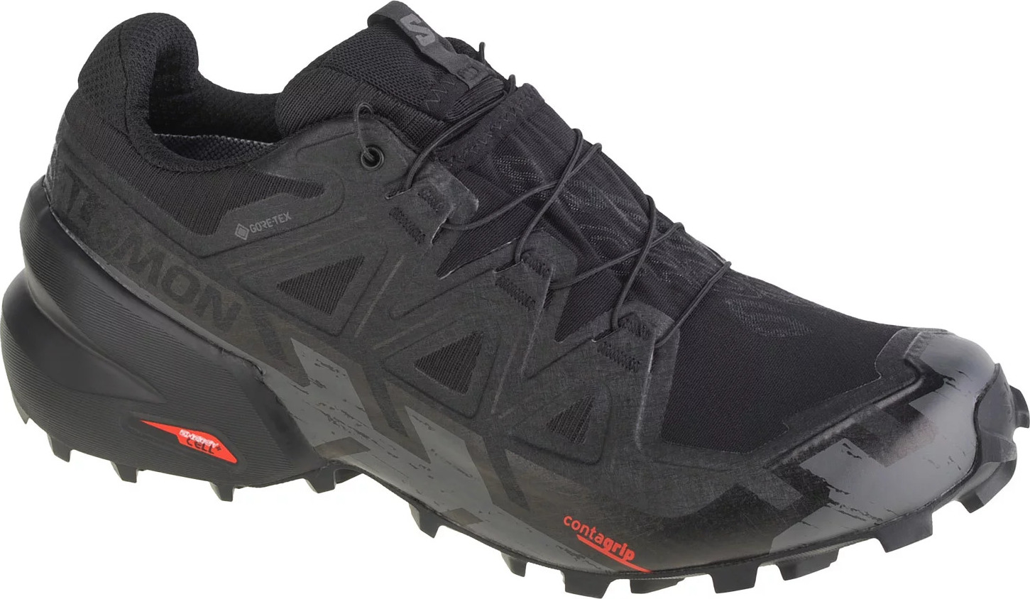 Celo-čierne pánske trailové topánky Salomon Speedcross 6 GTX 417386 Veľkosť: 42 2/3