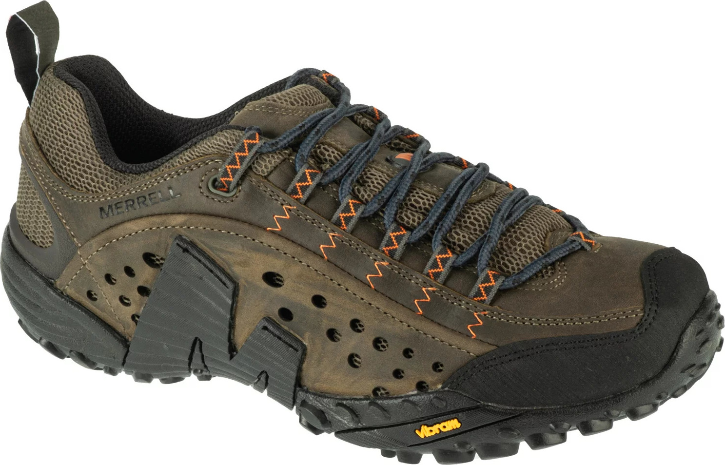 Khaki pánske outdoorové topánky Merrell Intercept J004275 Veľkosť: 41