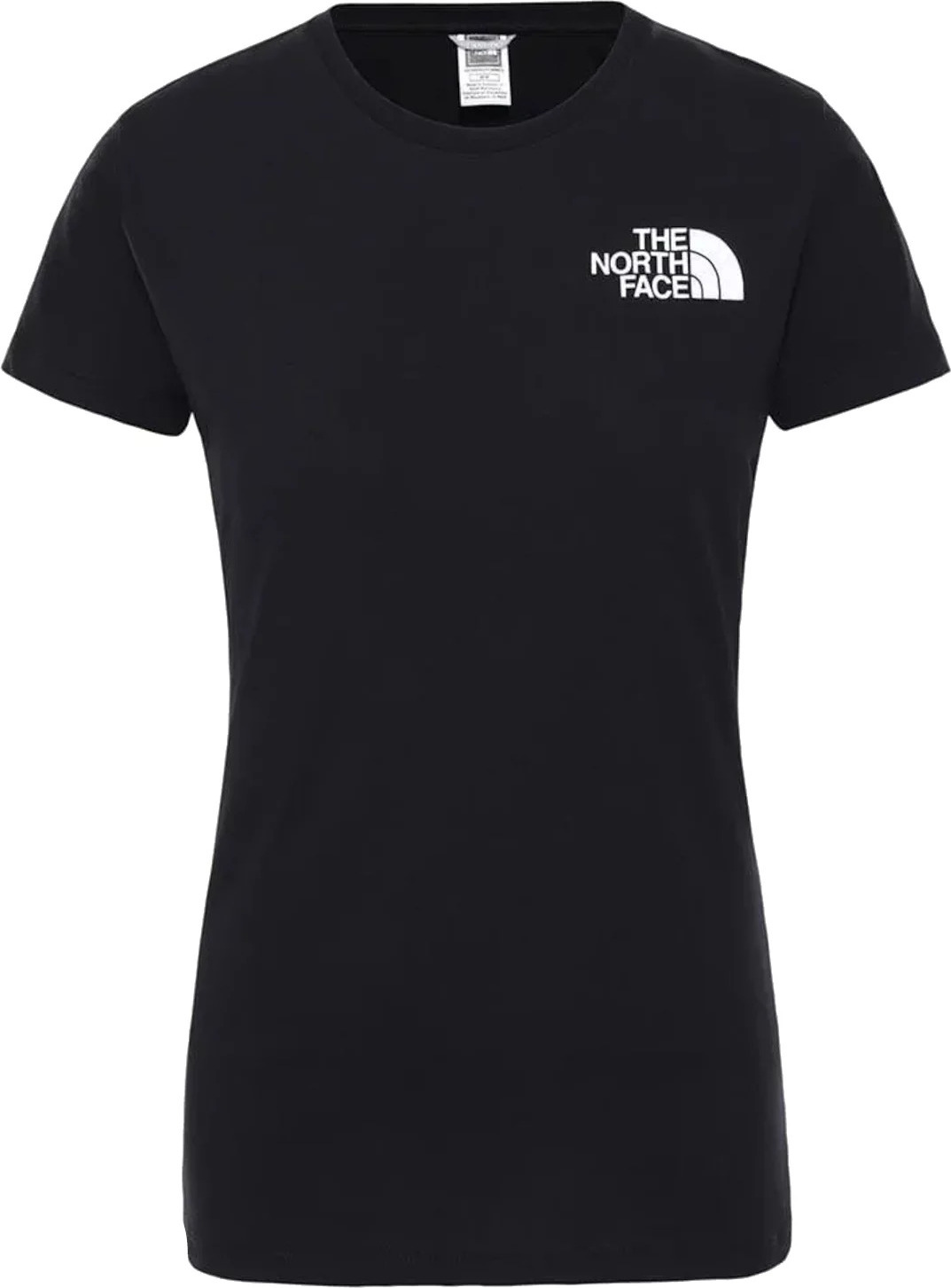 Čierne bavlnené tričko The North Face W Half Dome Tee NF0A4M8QJK3 Veľkosť: S