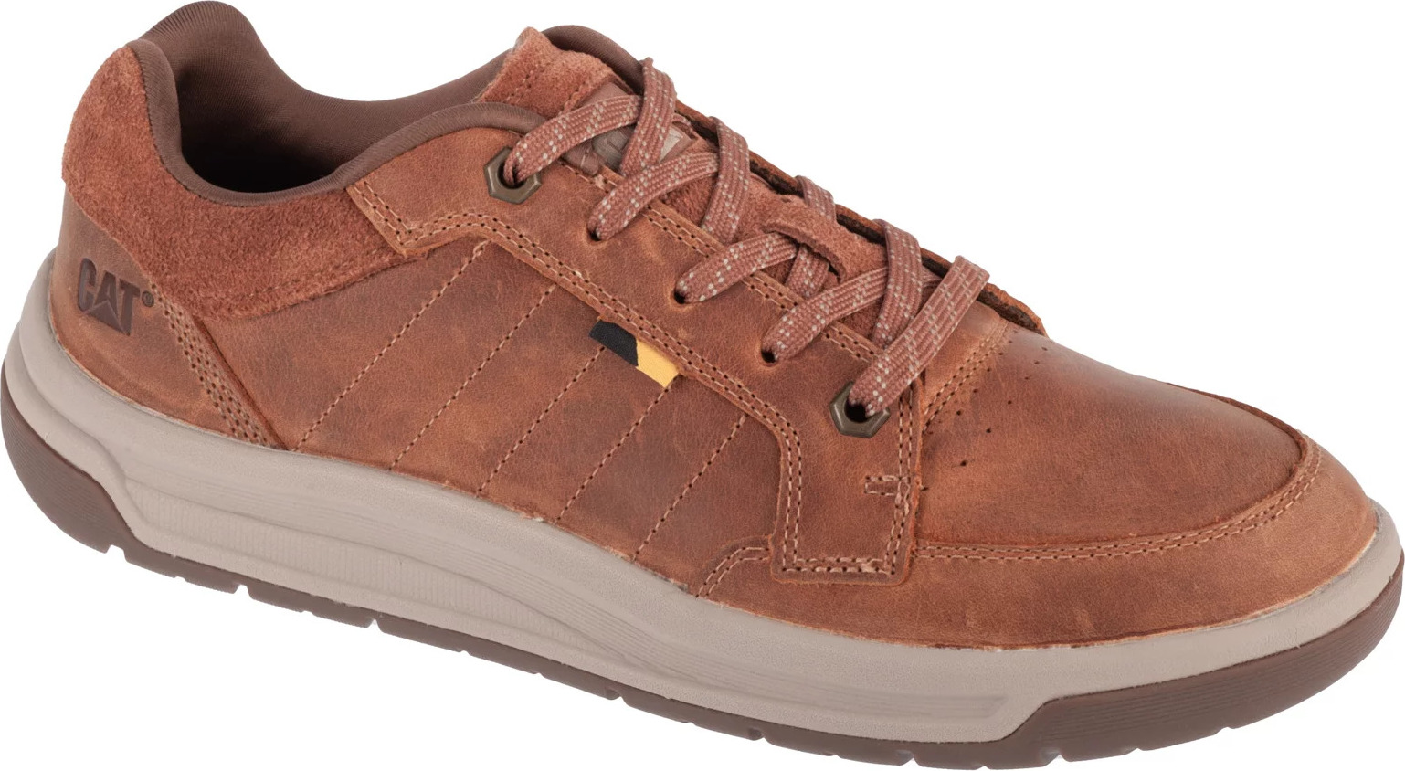 Hnedé kožené pánske tenisky Caterpillar Apa Cush P725847 Veľkosť: 42