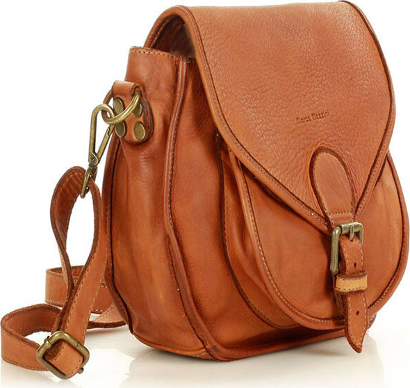 MARCO MAZZINI Hnedá kožená vintage crossbody (v138b) Veľkosť: ONE SIZE