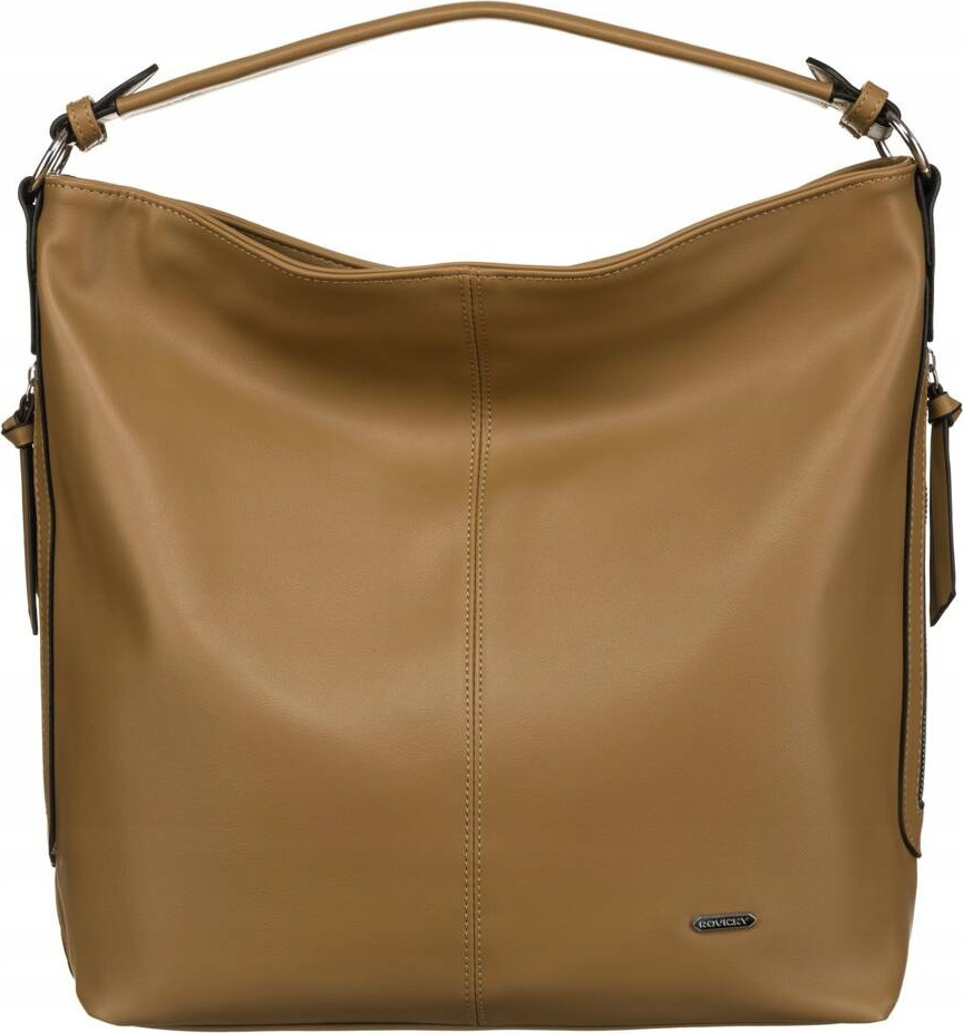 Rovicky hnedá klasická shopper kabelka R-073-03 Veľkosť: ONE SIZE