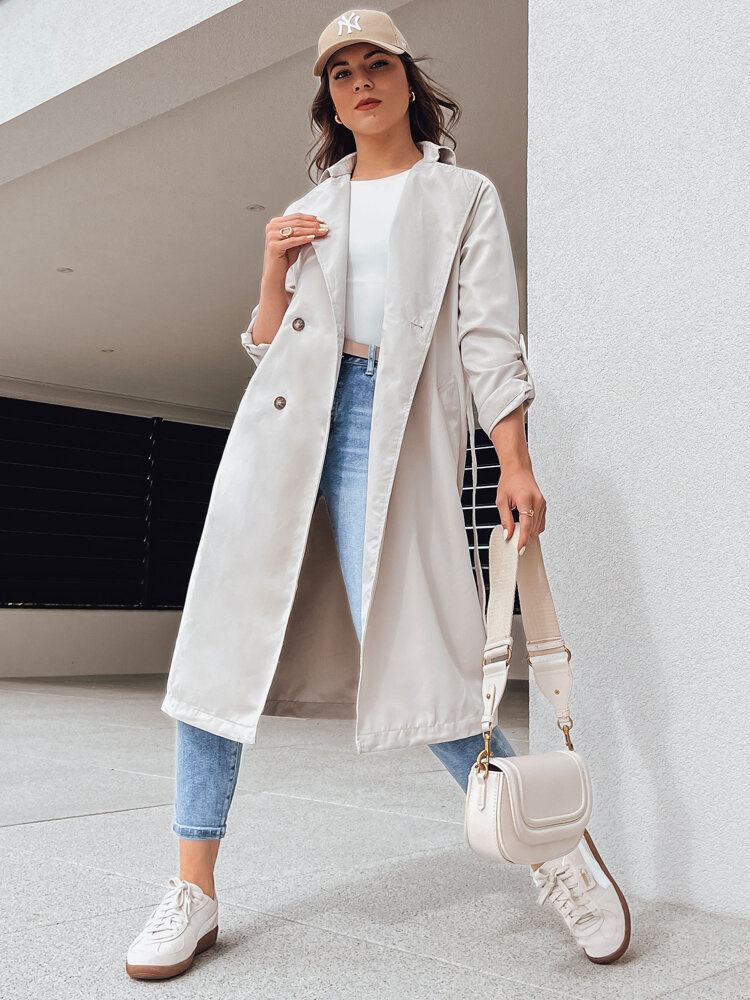 Smotanový trenčkot BINCIA TY4338 Veľkosť: 2XL