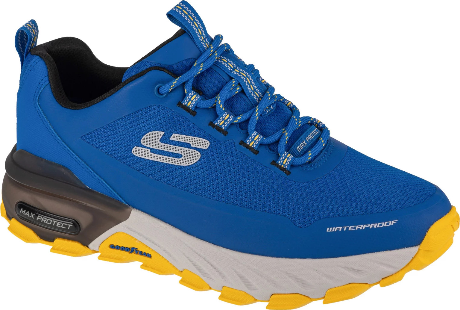 MODRÉ PÁNSKE TENISKY SKECHERS MAX PROTECT-FAST TRACK 237304-BLYL Veľkosť: 43