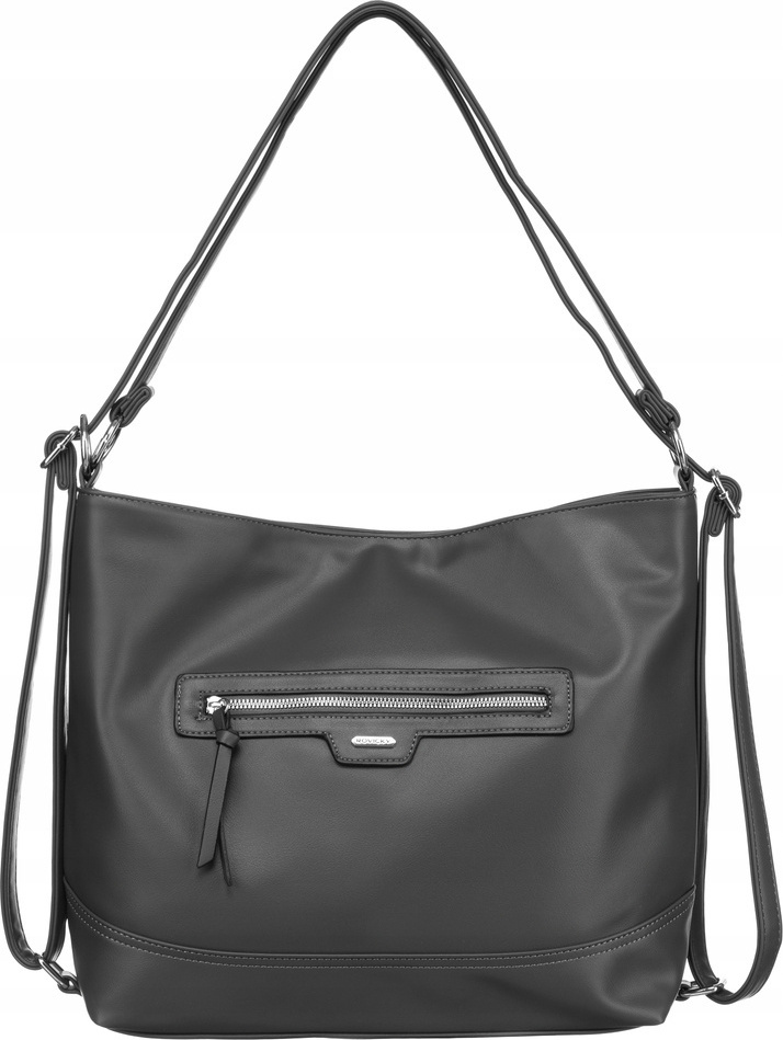 Rovicky tmavosivá shopper kabelka R-073-02 Veľkosť: ONE SIZE