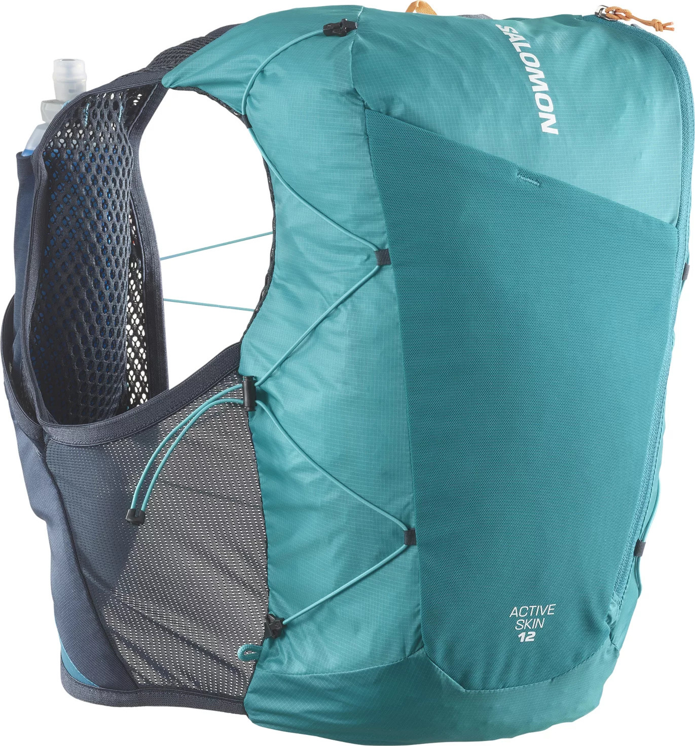 Tyrkysový bežecký batoh Salomon Active Skin 12 Set C21777 Veľkosť: M