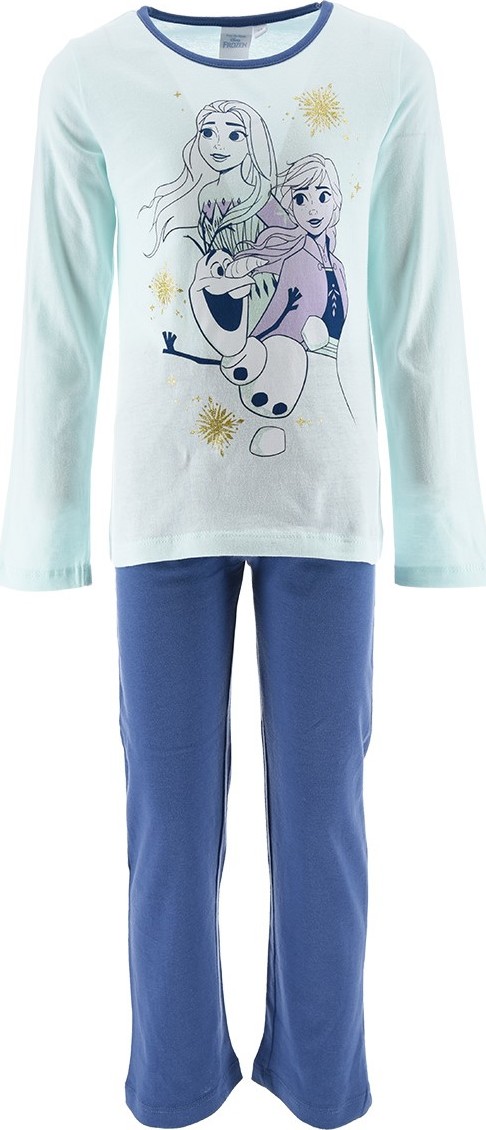 Mintovo-modré dievčenské pyžamo Disney - Frozen Veľkosť: 128