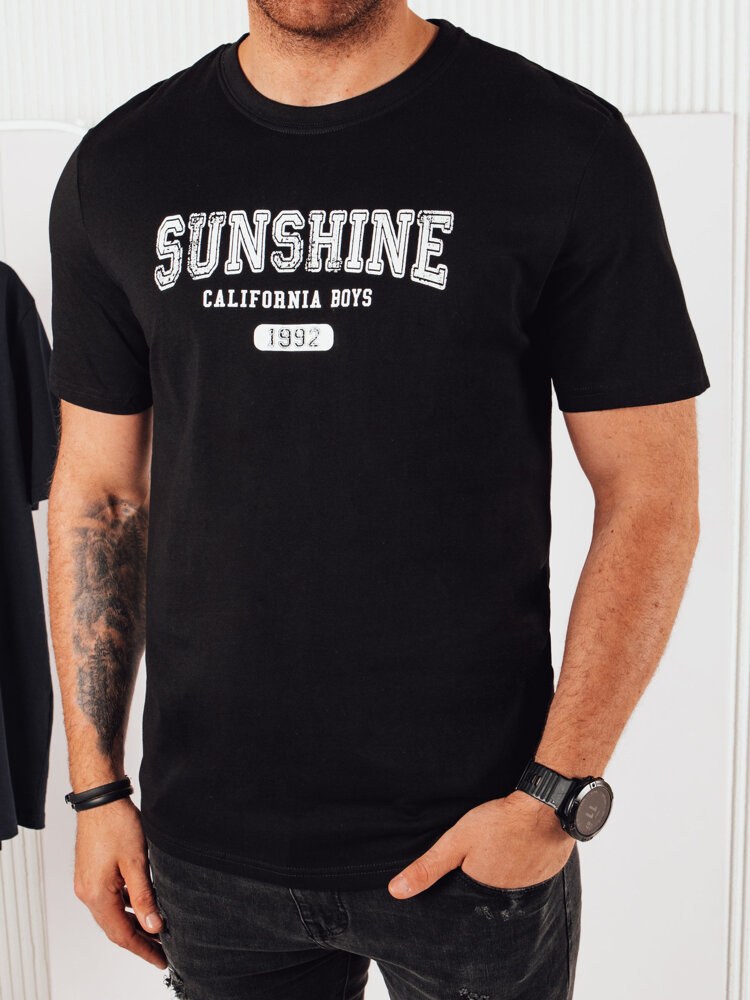 Čierne tričko s potlačou RX5376 Veľkosť: 2XL