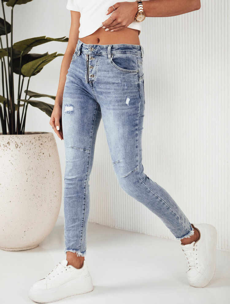 Modré skinny džínsy GINA UY1860 Veľkosť: XS
