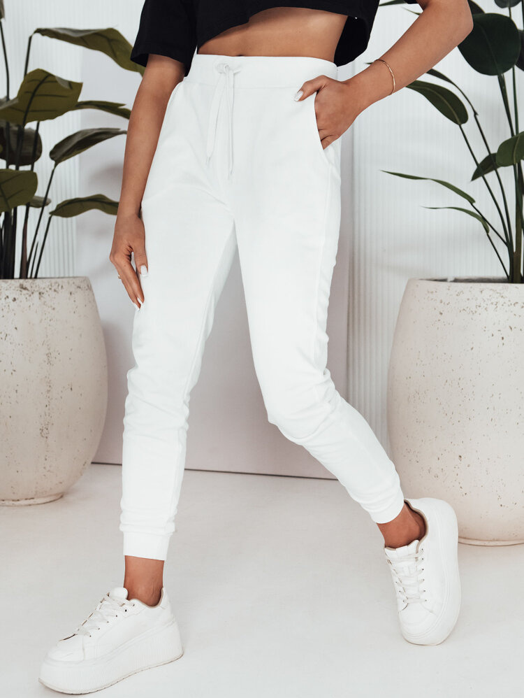 Biele tepláky MANTI UY2020 Veľkosť: L