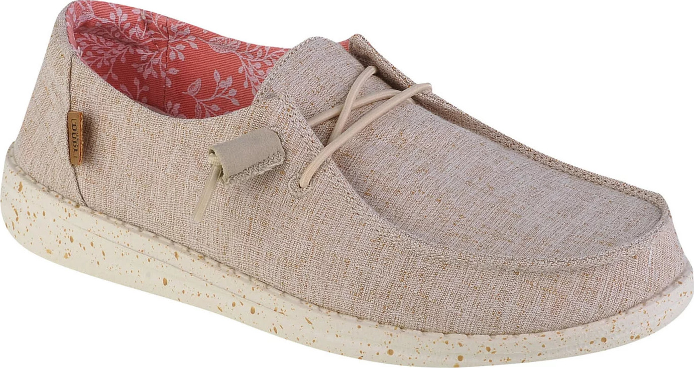 Béžové dámske poltopánky Hey Dude Wendy Chambray 40058-2BK Veľkosť: 37