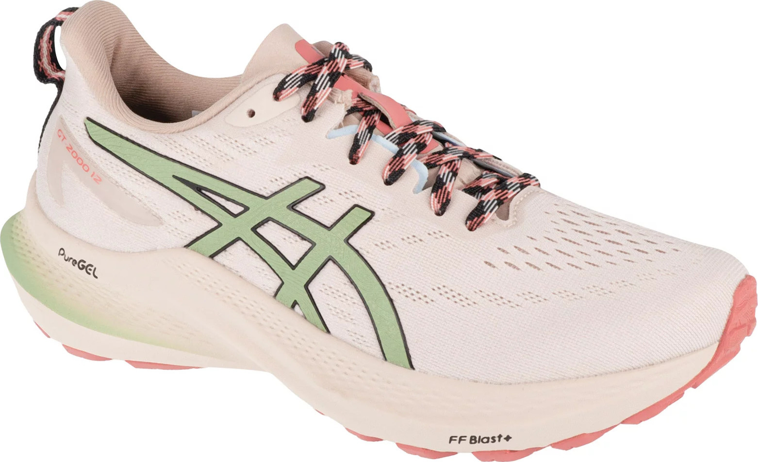 BÉŽOVÉ DÁMSKE BEŽECKÉ TENISKY ASICS GT-2000 12 TR 1012B587-250 Veľkosť: 37