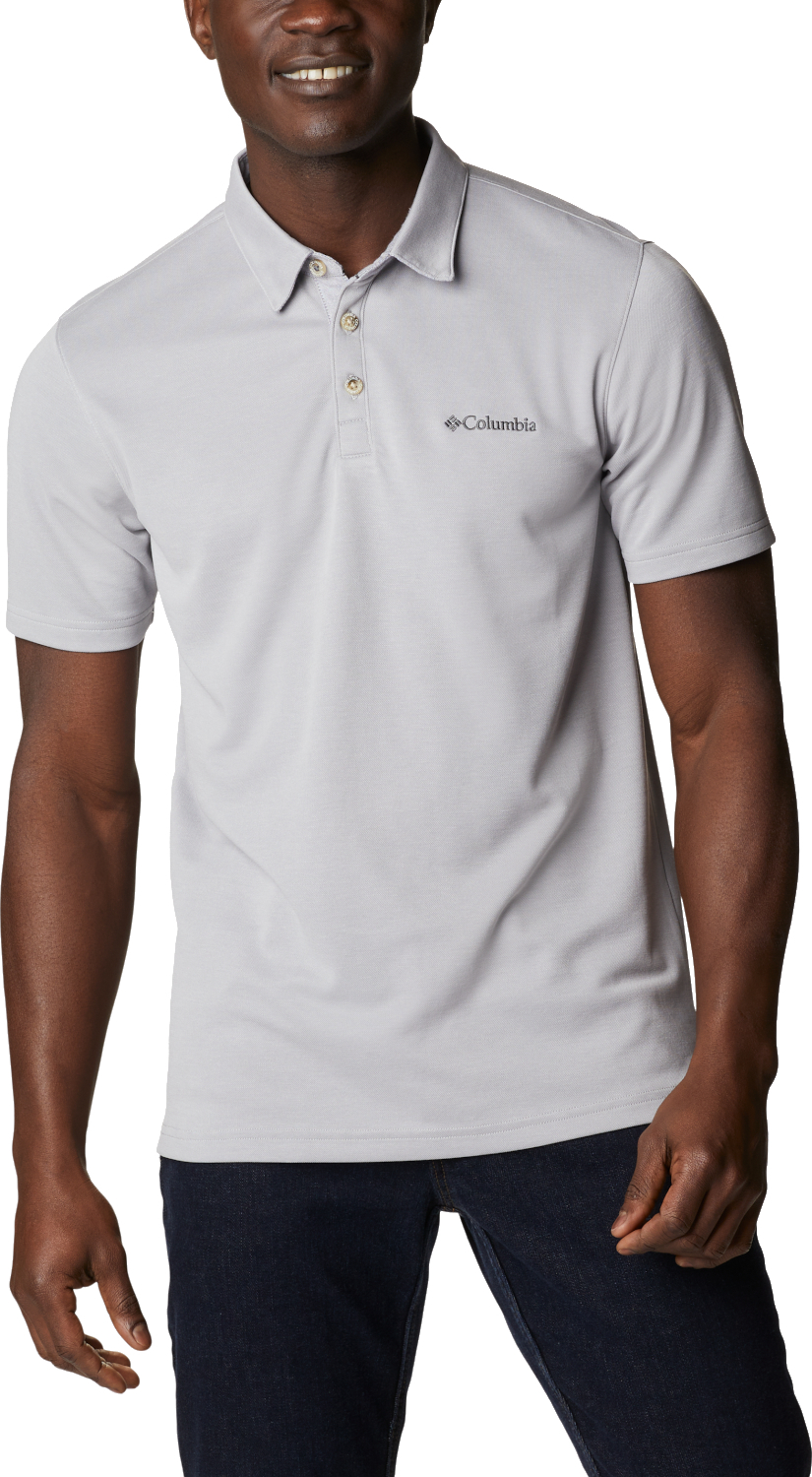 Šedá polokošile Columbia Nelson Point Polo 1772721039 Veľkosť: L