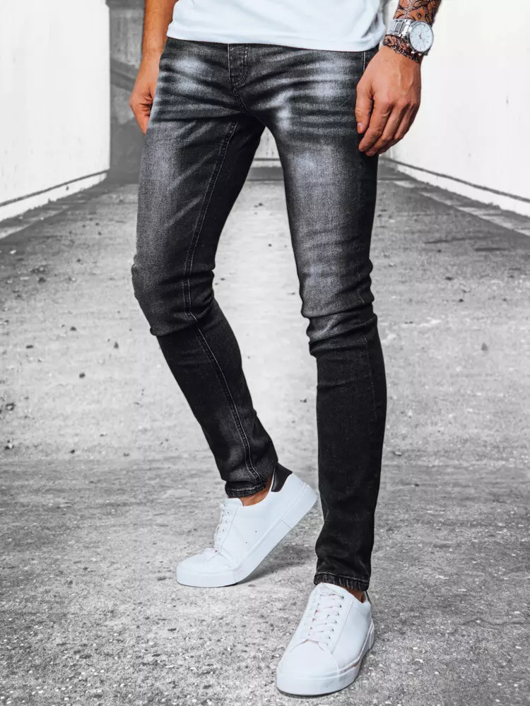 Čierne pánske džínsové nohavice UX3913 Veľkosť: 36