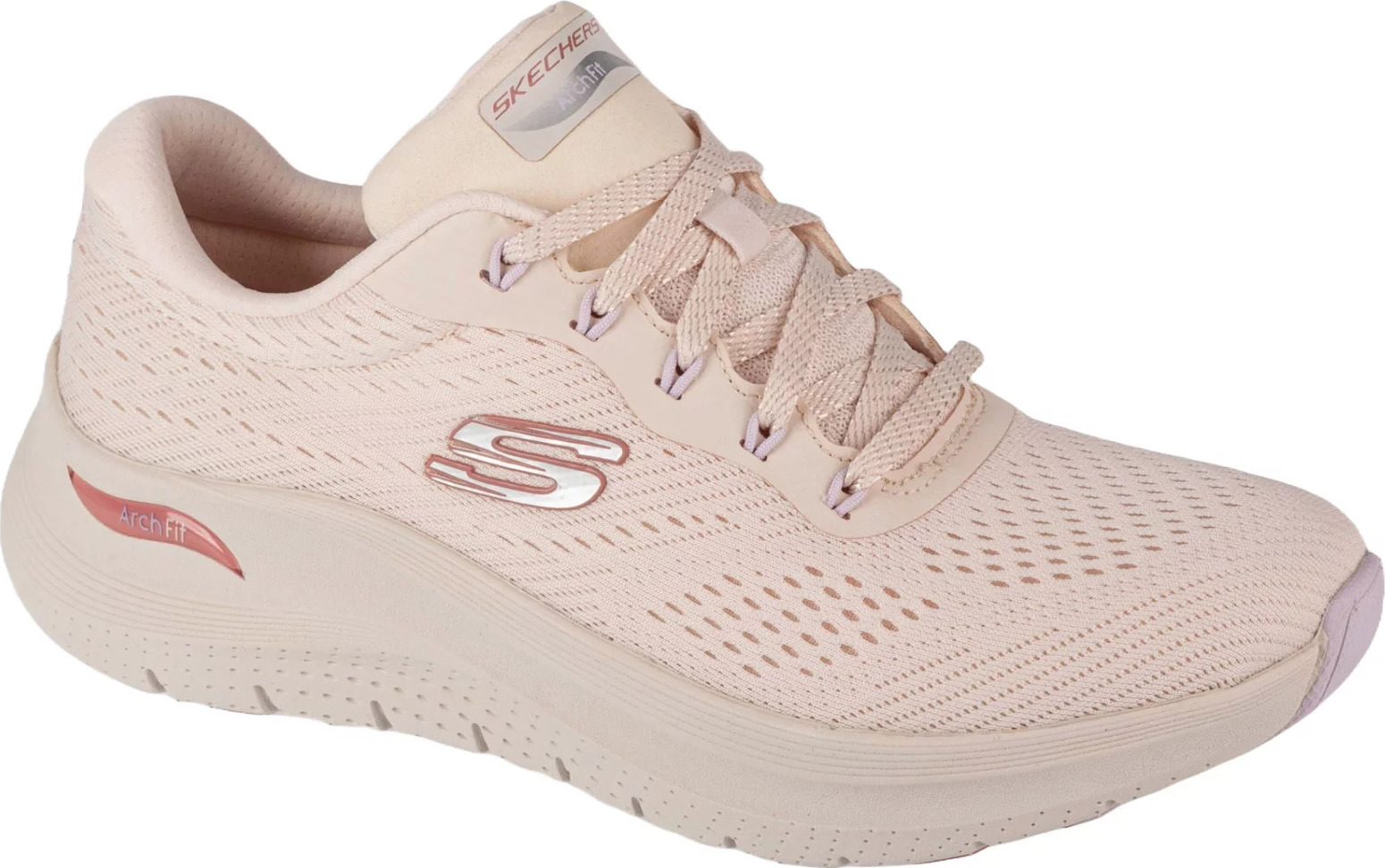 Béžové športové tenisky Skechers Arch Fit 2.0 - Big League 150051-NTMT Veľkosť: 36