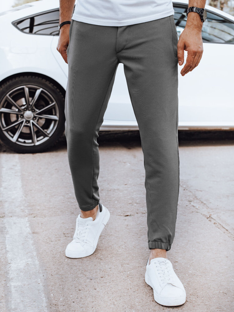 Tmavosivé pánske jogger nohavice UX4265 Veľkosť: XL
