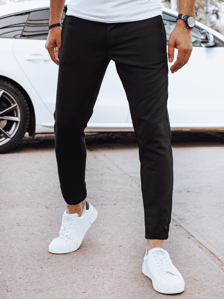 Čierne pánske jogger nohavice UX4263 Veľkosť: 2XL