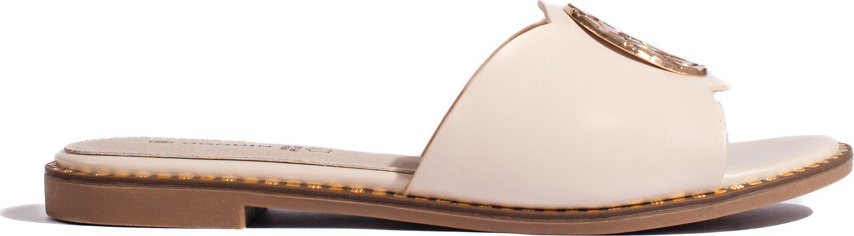 Elegantné béžové nazuváky GD-FL852BE Veľkosť: 36