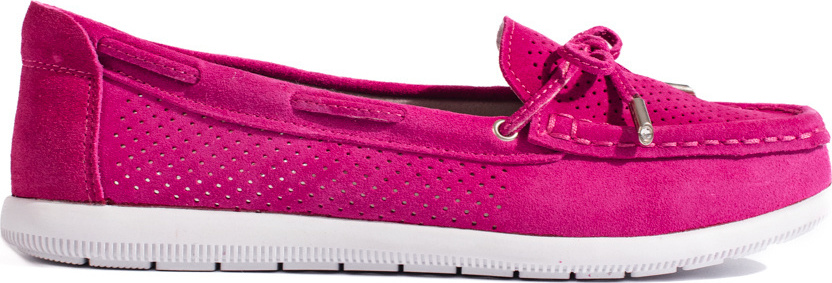 Tmavo ružové dierované mokasíny GD-FT-98FU Veľkosť: 36