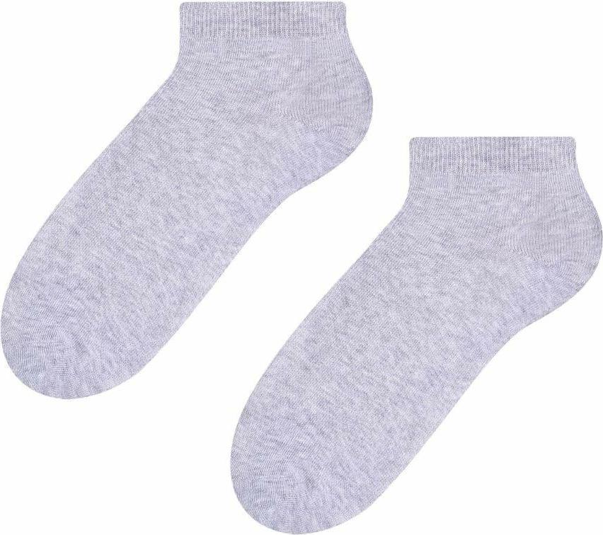 Svetlosivé členkové dámske ponožky Art. 052 Art. 052 UX34, LIGHT GREY Veľkosť: 35/37