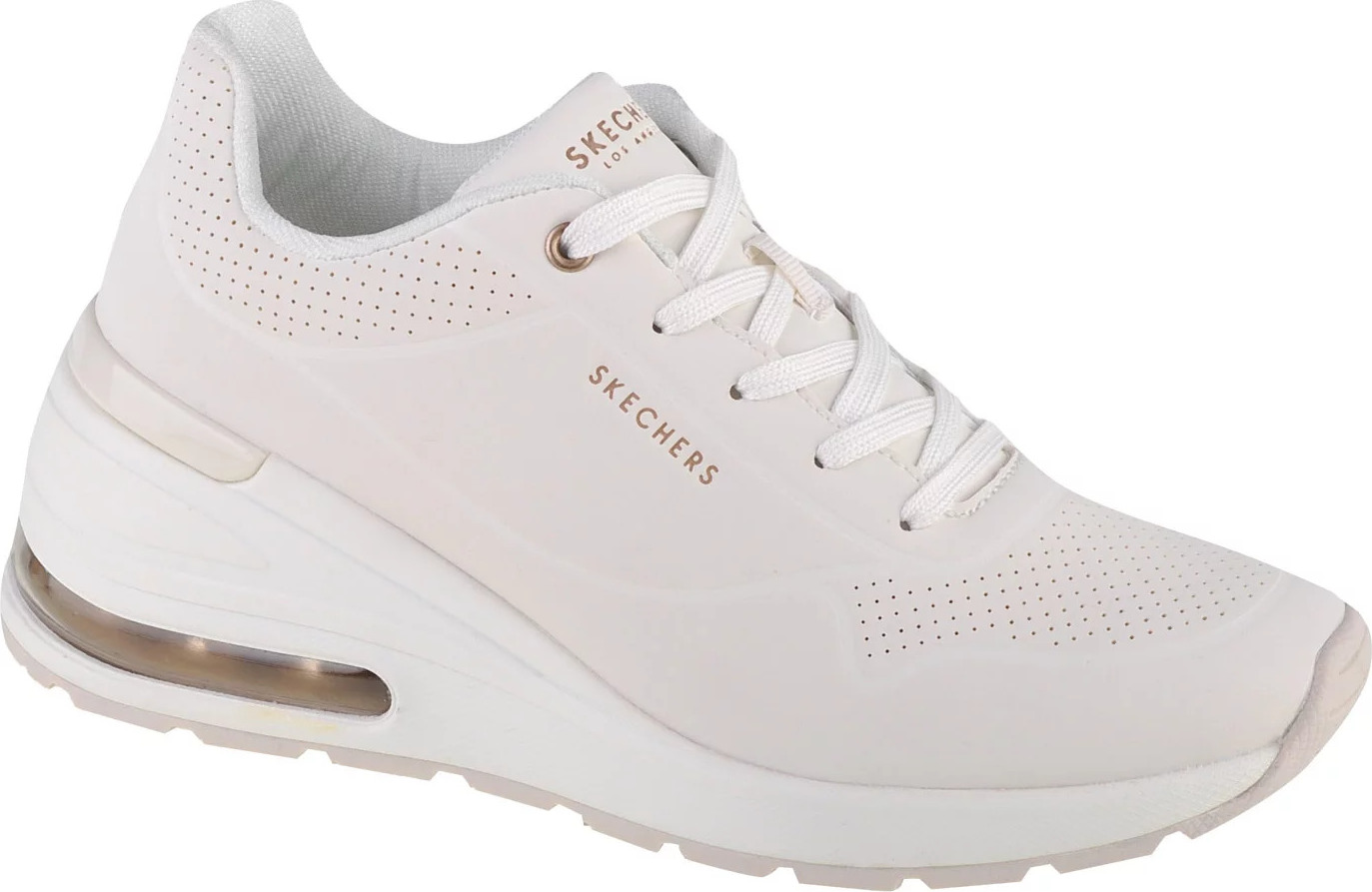 Biele dámske tenisky Skechers Million Air-Elevated Air 155401-WHT Veľkosť: 39