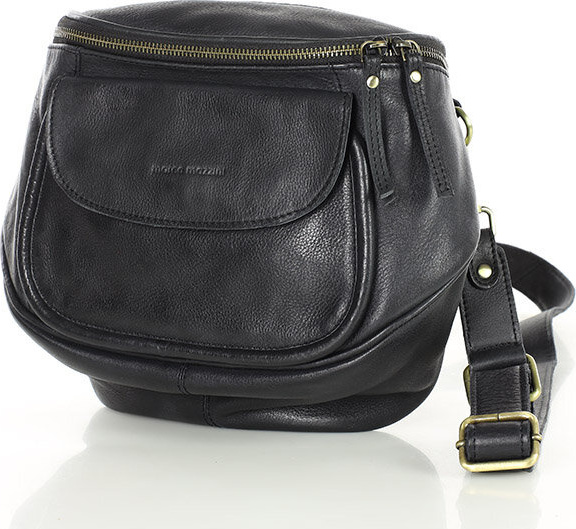 MARCO MAZZINI Čierna crossbody taška v57a Veľkosť: ONE SIZE