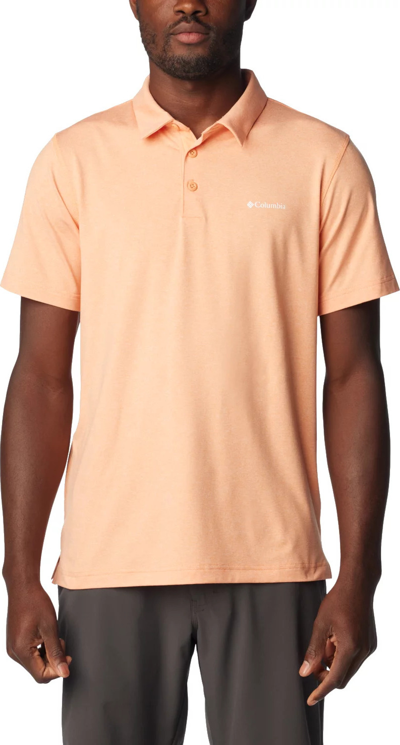 Marhuľové polotričko Columbia Tech Trail Polo Shirt 1768701882 Veľkosť: L
