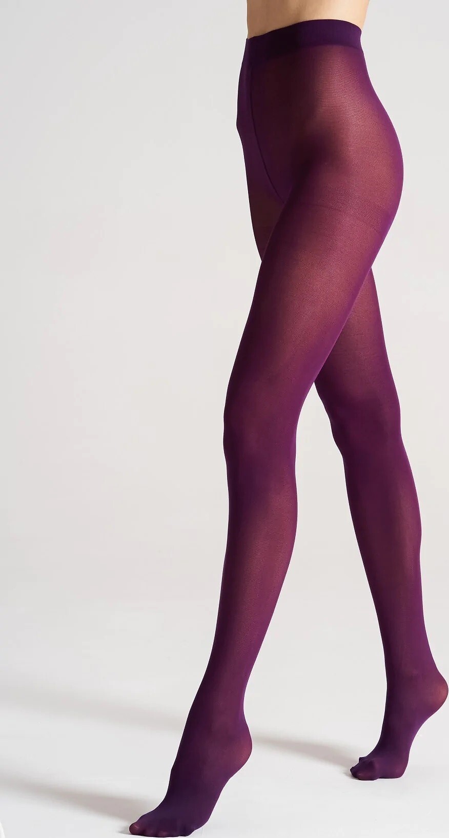 Silonky Veneziana Satin 40 den 6-XXL Veľkosť: 2XL, Barva: Vínová