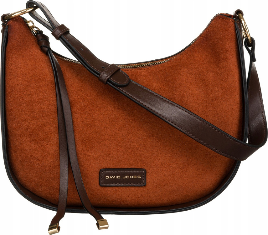 DAVID JONES SVETLO HNEDÁ ELEGANTNÁ CROSSBODY KABELKA CM6542 Veľkosť: ONE SIZE