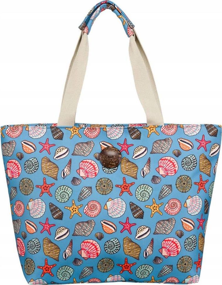 Modrá vzorovaná plážová taška 207 Veľkosť: ONE SIZE