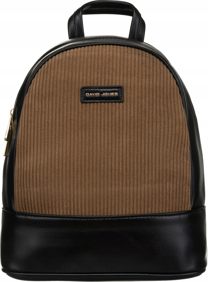 David Jones čierno-hnedý malý štýlový plecniak 6877-3 Veľkosť: ONE SIZE