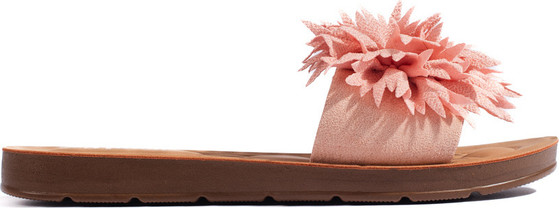 Ružové nazuváky s kvetinou CK288P Veľkosť: 36