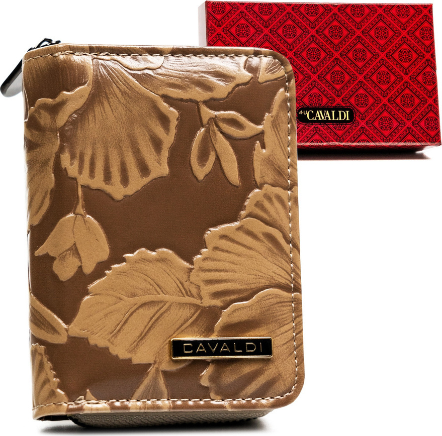 4U Cavaldi hnedá vzorovaná malá peňaženka M670 PX33-DSF Veľkosť: ONE SIZE