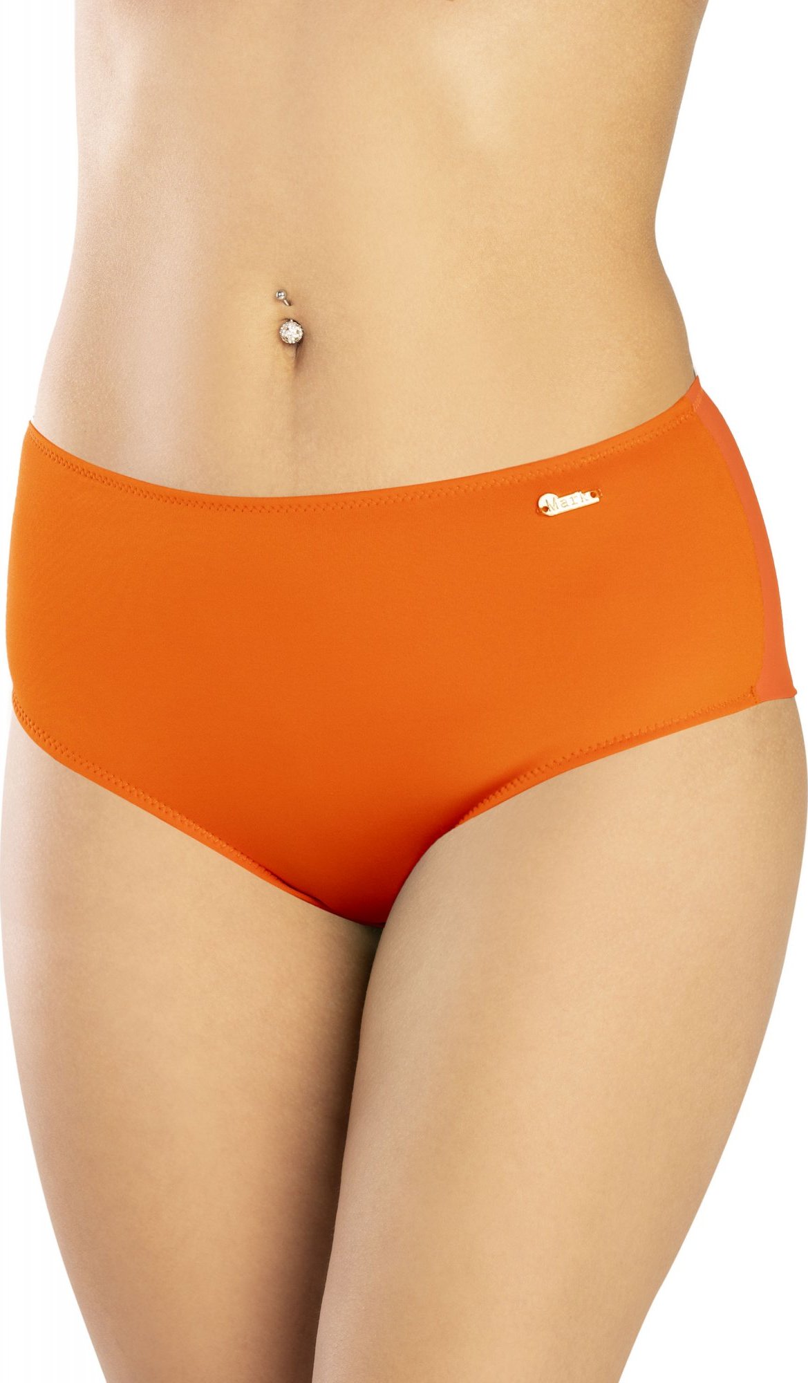 Oranžový spodný diel plaviek typu brazilky Figi M-013 (5) Veľkosť: XL