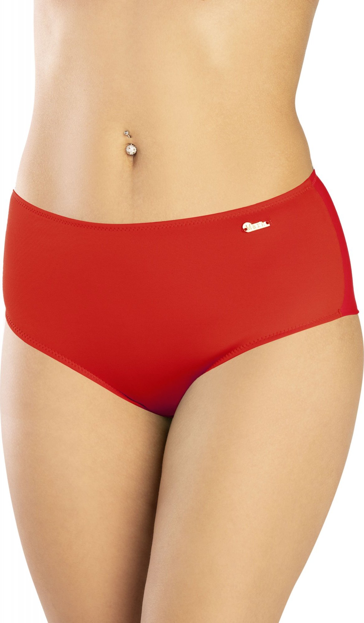 Červený spodný diel plaviek typu brazilky Figi M-013 (3) Veľkosť: L