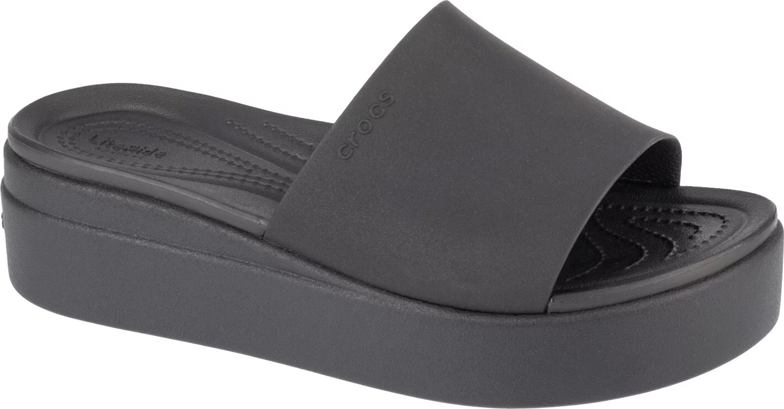 ČIERNE NAZUVÁKY NA PLATFORME CROCS BROOKLYN PLATFORM SLIDE 208728-001 Veľkosť: 41/42