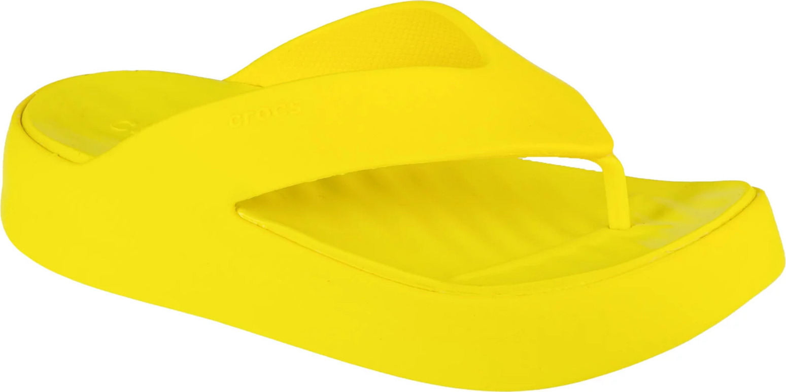 ŽLTÉ ŽABKY NA PLATFORME CROCS GATAWAY PLATFORM FLIP 209410-76M Veľkosť: 41/42