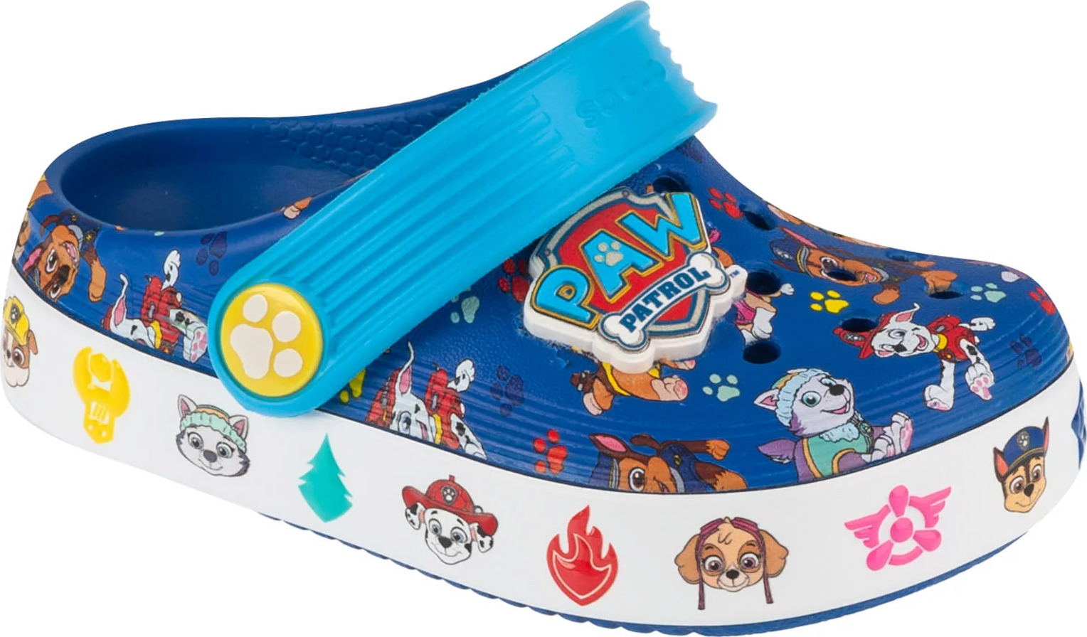 Modré chlapčenské nazuváky Crocs Paw Patrol Crocband IV Clog T 208853-425 Veľkosť: 19/20