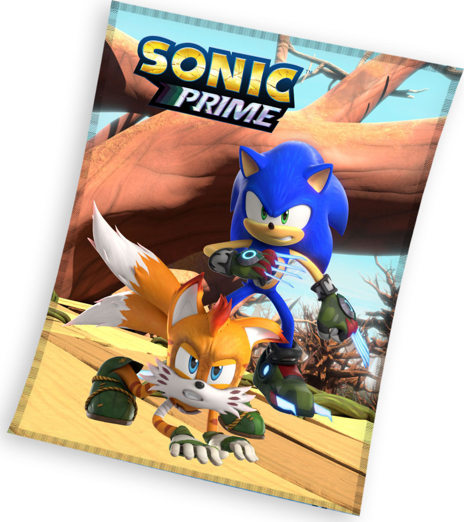 Detská hrejivá fleecová deka Sonic Veľkosť: ONE SIZE