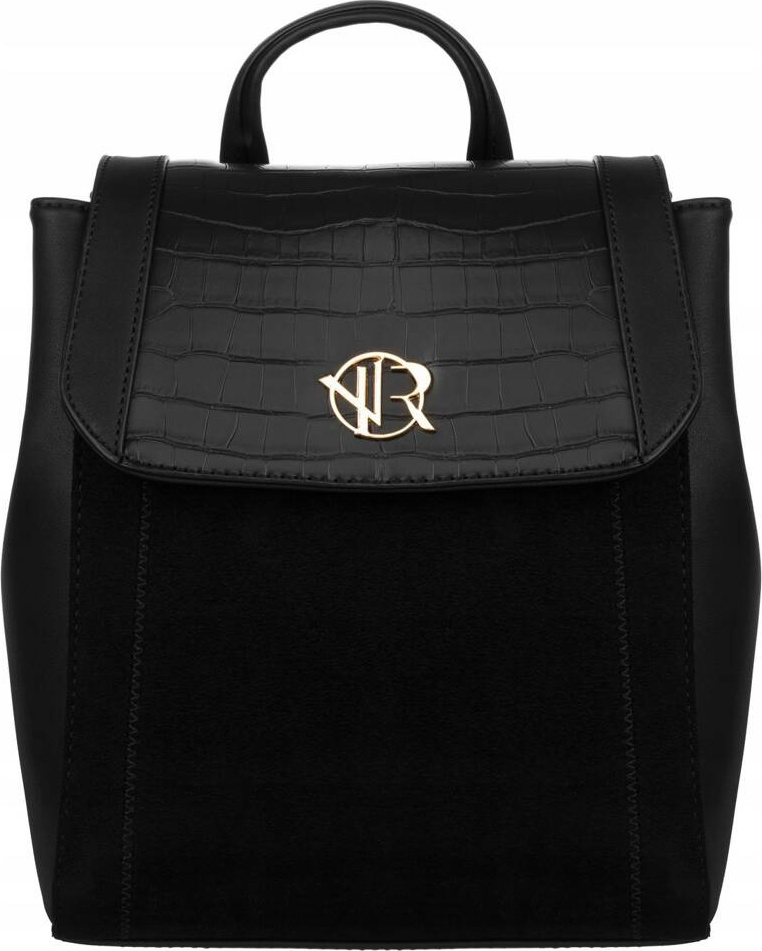 Rovicky Čierny batoh s chlopňou zo zvieracieho motívu R-PLEC-ALE-1 Veľkosť: ONE SIZE