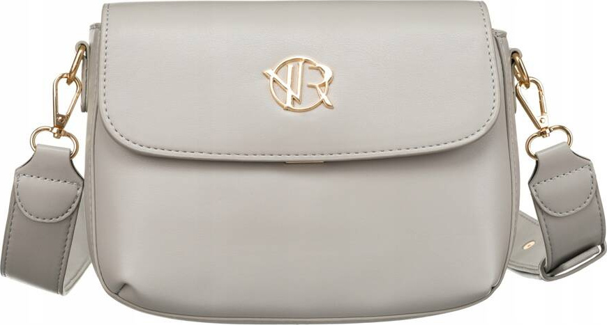 Rovicky Sivá crossbody kabelka so zlatými detailmi R-TOR-ALE-1 Veľkosť: ONE SIZE